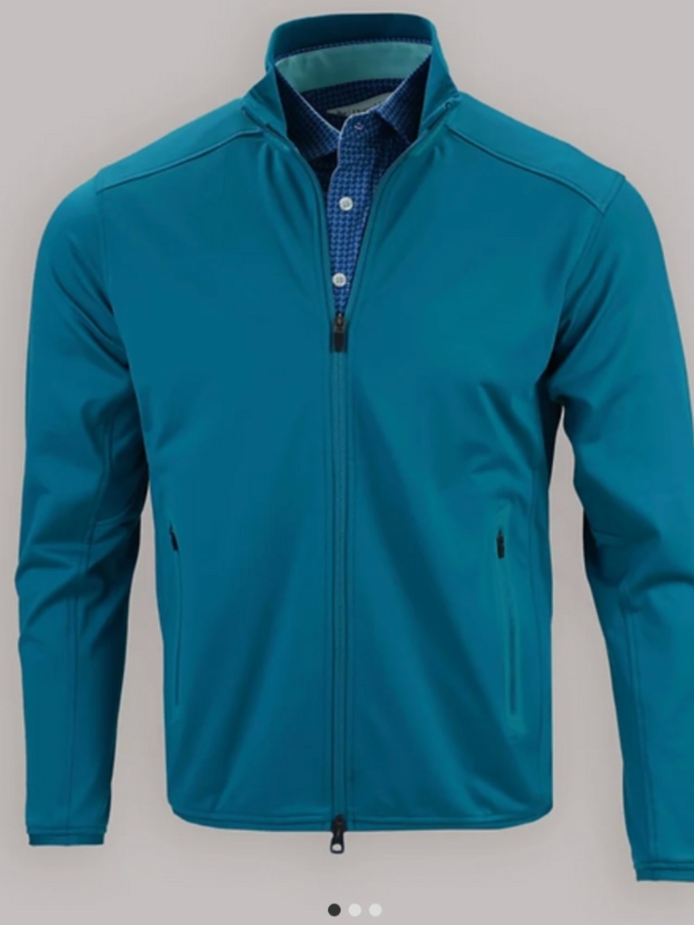 Donald Ross Colton Full Zip Jacket - Classic Fit MEDIUM